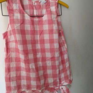 JCrew Checkered Blouse